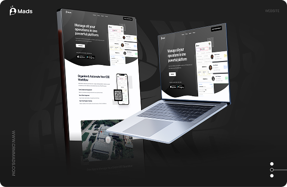CRM Mads Website preview